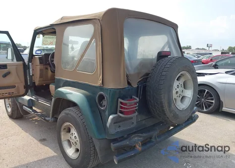 2000 Jeep Wrangler Sahara из США, поврежденный, VIN 1J4FA59S0YP798716